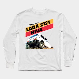 LADA NIVA 4x4 OFF ROADER - brochure Long Sleeve T-Shirt